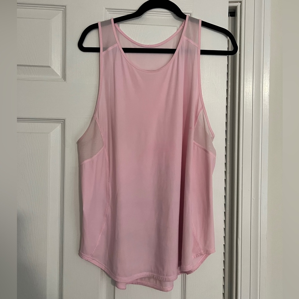 Lululemon sculpt tank. Baby pink. Sz 12